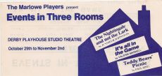 Events in Three Rooms (Three One Act Plays)