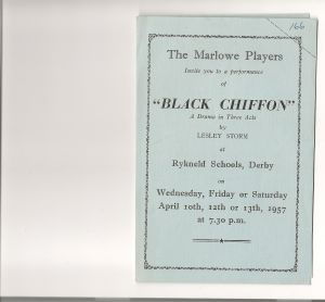 Black Chiffon - 1957